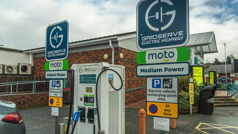 GRIDSERVE Charging Station EV Charging Station at Jct