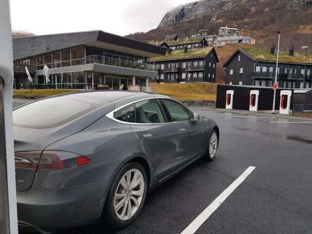 Tesla Supercharger in Røldal Norway 5760