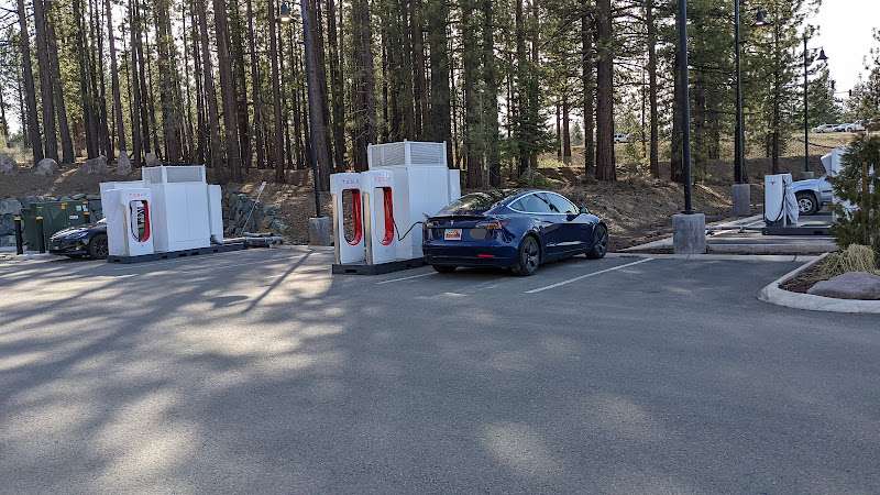 Tesla Supercharger EV Charging Station at Truckee