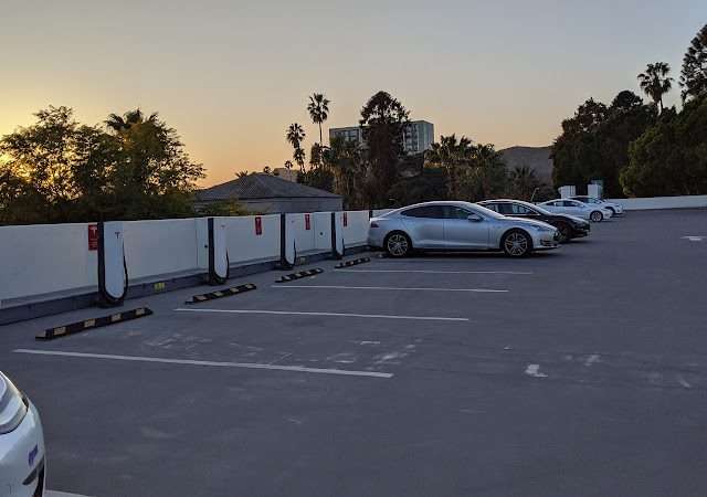 Tesla Supercharger in Riverside California