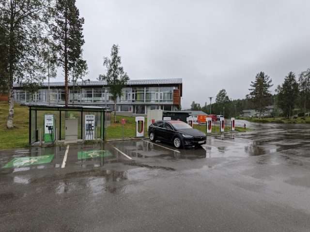 Tesla Supercharger in Setermoen Norway 9360