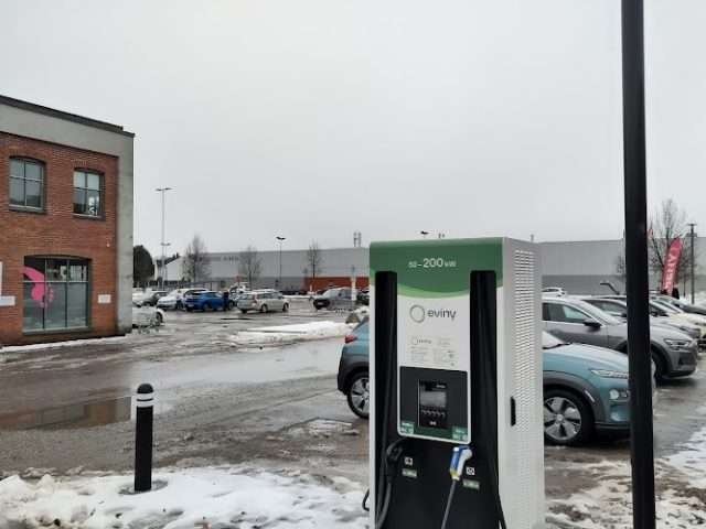 Eviny Charging Station in Skien Norway 3730