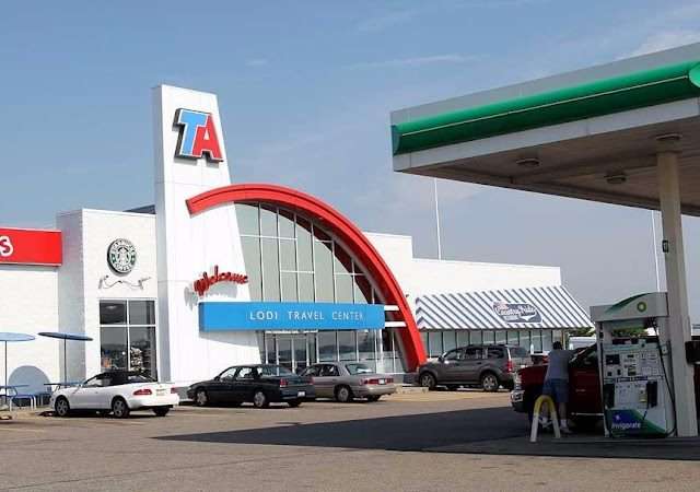 TA Travel Center in Ontario California