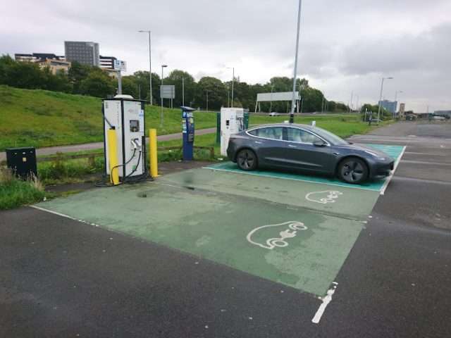 ChargePlace Charging Station in Glasgow United Kingdom of Great Britain and Northern Ireland