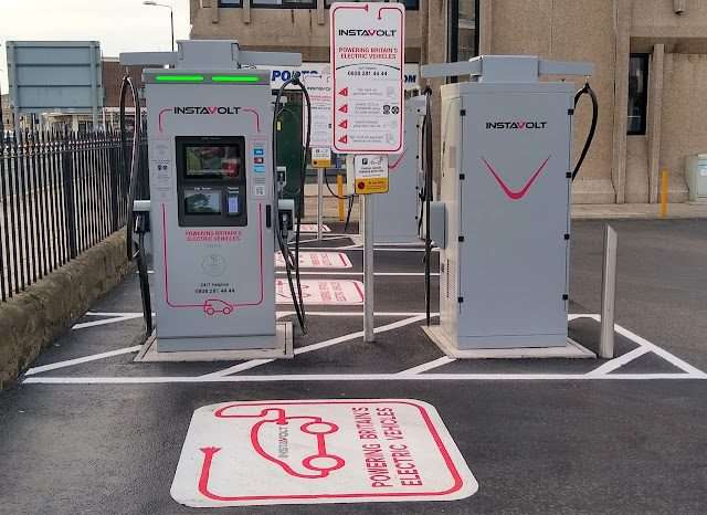 InstaVolt Charging Station in Scarborough United Kingdom of Great Britain and Northern Ireland