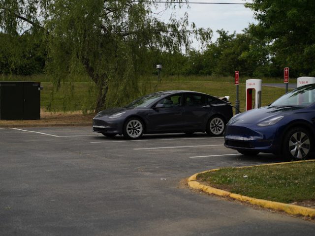 Tesla Supercharger in Raphine Virginia