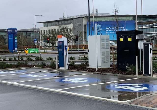 Osprey Charging Station in Slough United Kingdom of Great Britain and Northern Ireland
