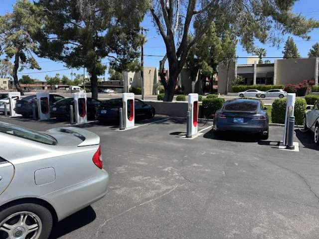 Tesla Supercharger in Scottsdale Arizona
