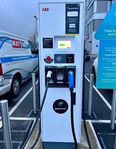 GeniePoint Charging Station in Glasgow United Kingdom of Great Britain and Northern Ireland