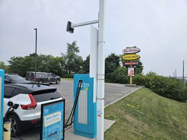Ivy Charging Station in Peterborough Ontario Canada