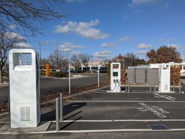 Electrify America Charging Station in Tulare California