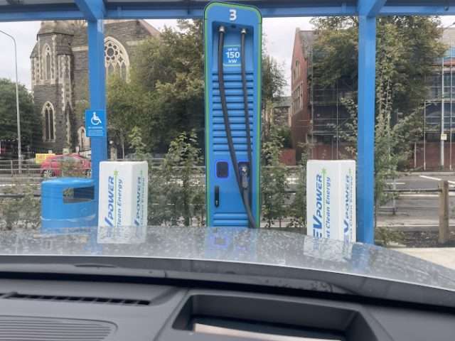 MFG Charging Station in Cardiff United Kingdom of Great Britain and Northern Ireland