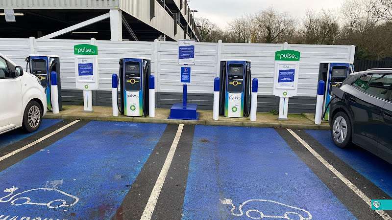 bp pulse Charging Station EV Charging Station at London Gatwick Airport