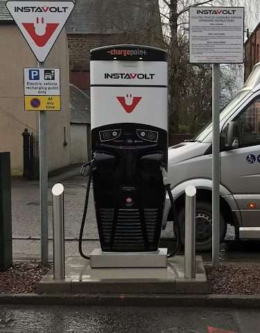 InstaVolt Charging Station in Lanark United Kingdom of Great Britain and Northern Ireland