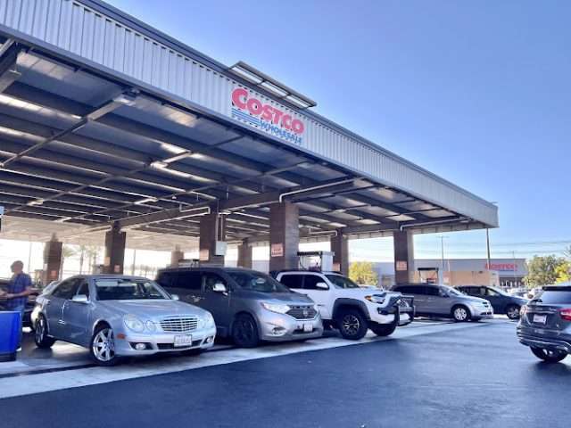 Costco Gas Station in Monterey Park California