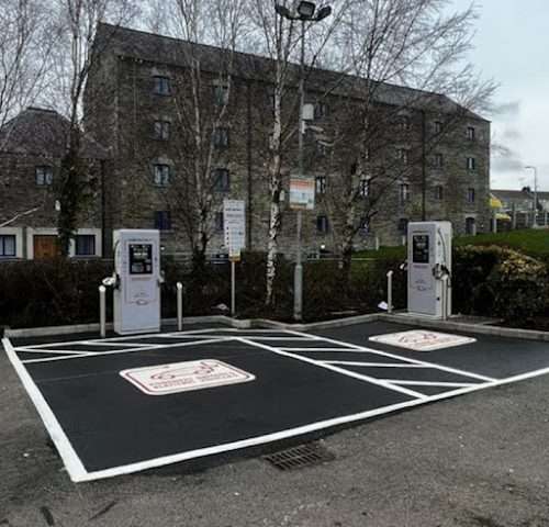 InstaVolt Charging Station in Llanelli United Kingdom of Great Britain and Northern Ireland