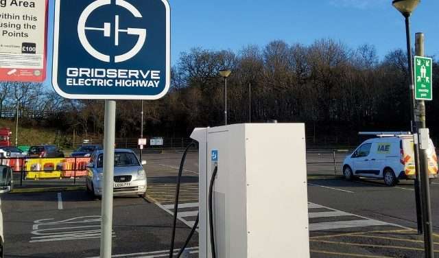 GRIDSERVE Charging Station in Newcastle United Kingdom of Great Britain and Northern Ireland