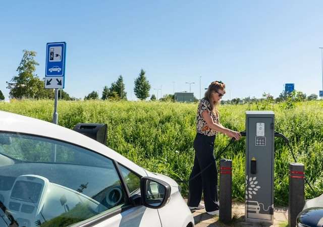 Allego Charging Station in London United Kingdom of Great Britain and Northern Ireland