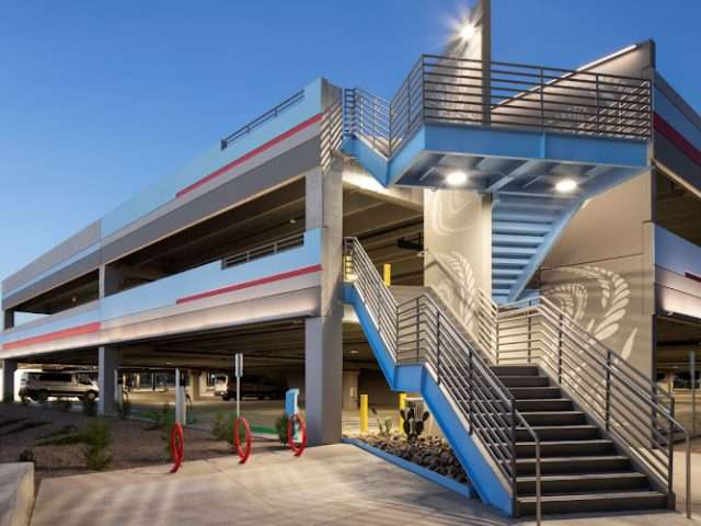 The BLVD Parking Garage in Avondale Arizona