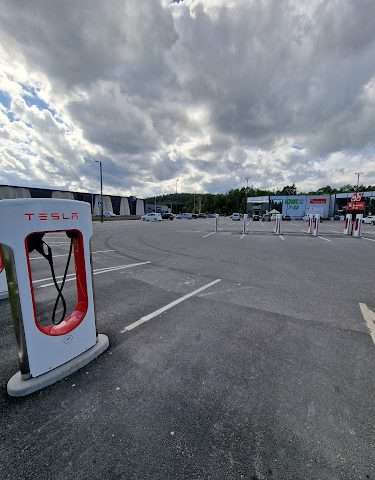Tesla Supercharger in Arendal Norway 4848