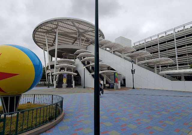 Pixar Pals Parking Structure in Anaheim California