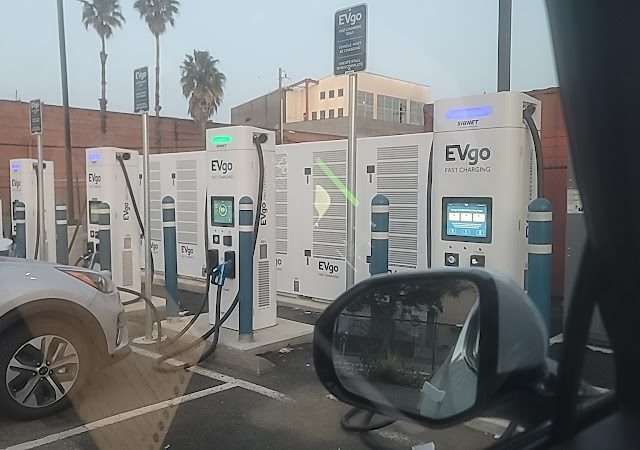 EVgo Charging Station in Oakland California