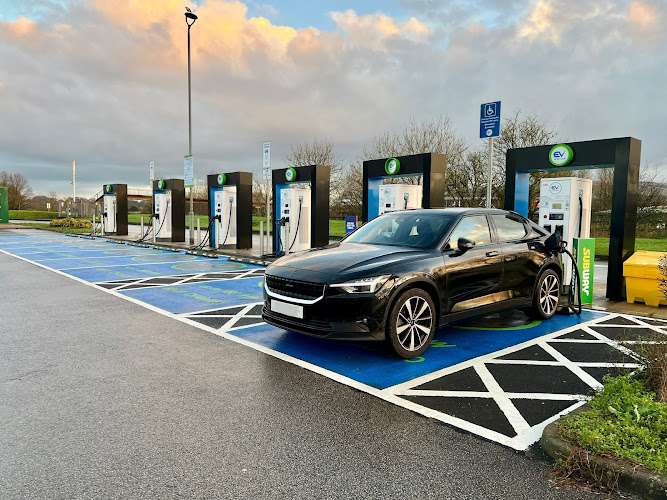 EV Point Charging Station EV Charging Station at M61 Rivington - Northbound Hub BL6 5UZ