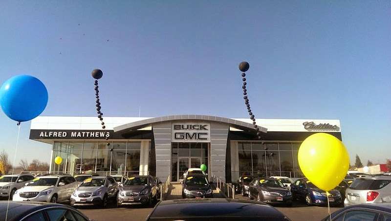 Alfred Matthews GMC Cadillac EV Charging Station at 3807 McHenry Ave