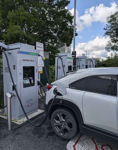 InstaVolt Charging Station in Evesham United Kingdom of Great Britain and Northern Ireland