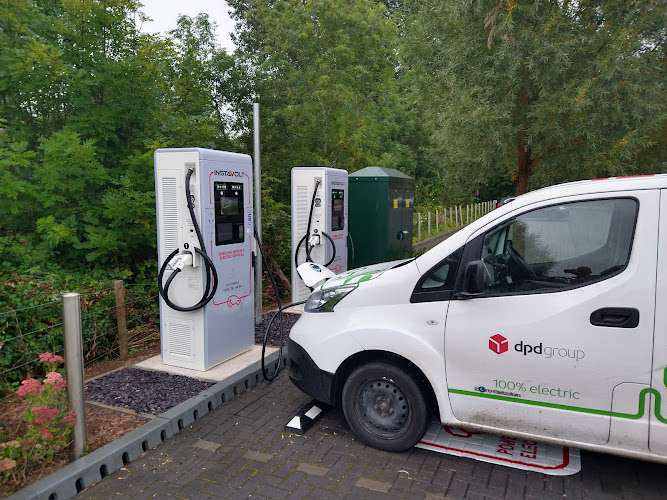 InstaVolt Charging Station EV Charging Station at Cradle Bridge Retail Park