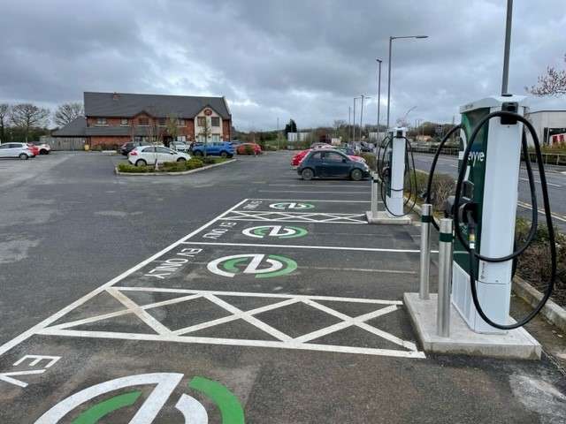 evyve Charging Station in Bolton United Kingdom of Great Britain and Northern Ireland