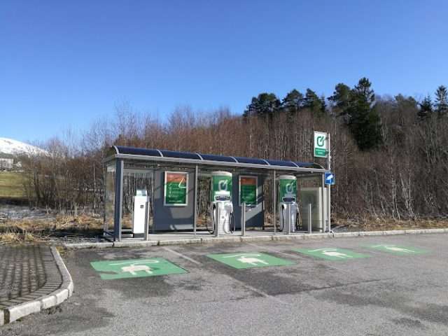 Mer Charging Station in Sjøholt Norway 6240