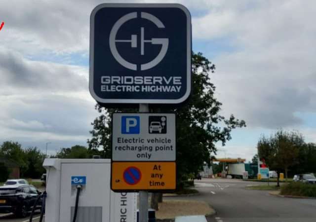 GRIDSERVE Charging Station in Taunton United Kingdom of Great Britain and Northern Ireland