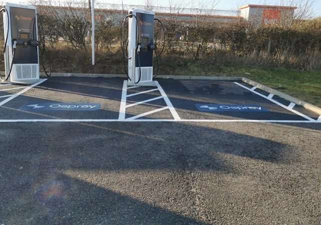 Osprey Charging Station in Peterhead United Kingdom of Great Britain and Northern Ireland