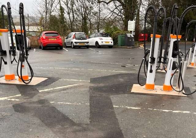 Osprey Charging Station in Carmarthen United Kingdom of Great Britain and Northern Ireland