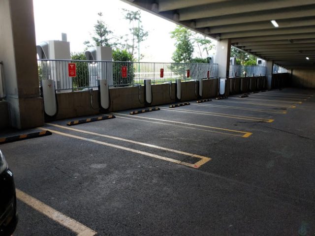 Tesla Supercharger in Yonkers New York