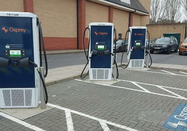Osprey Charging Station in Colchester United Kingdom of Great Britain and Northern Ireland