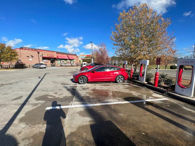 Tesla Supercharger in Lexington North Carolina