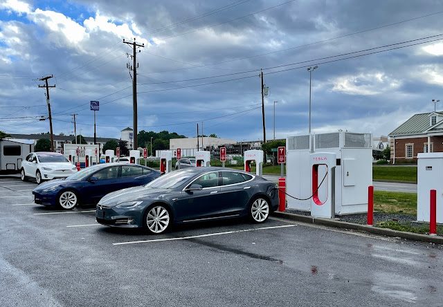 Tesla Supercharger in Princeton West Virginia