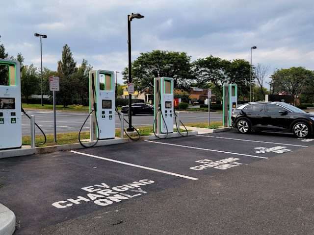 Electrify America Charging Station in Philadelphia Pennsylvania