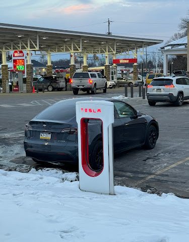 Tesla Supercharger in West Chester Pennsylvania