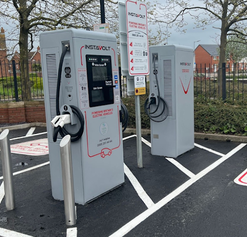 InstaVolt Charging Station in Peterborough United Kingdom of Great Britain and Northern Ireland