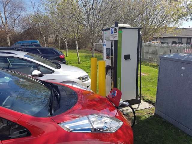 ChargePlace Scotland Charging Station in Stonehaven United Kingdom of Great Britain and Northern Ireland