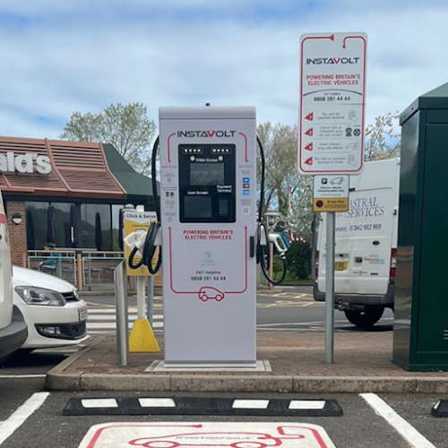 InstaVolt Charging Station EV Charging Station at McDonalds