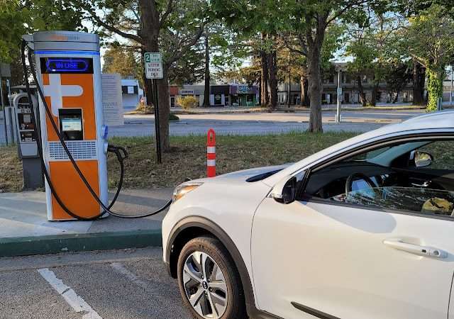 ChargePoint Charging Station in Santa Cruz California