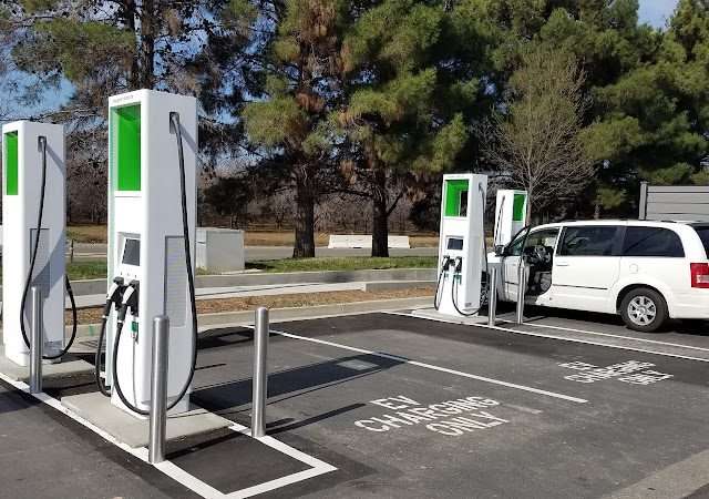 Electrify America Charging Station in Willows California