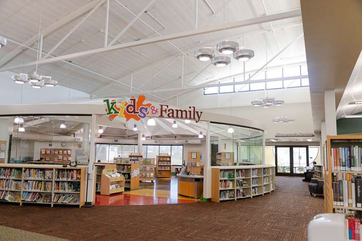 Ramona Library EV Charging Station at 1275 Main St