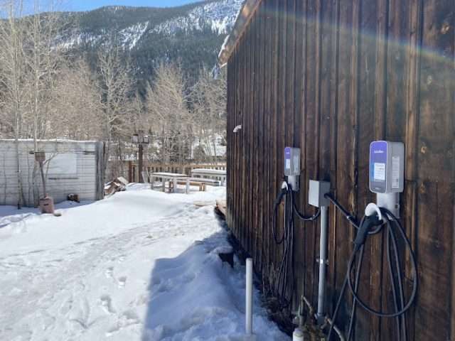 Electric Vehicle Charging Station in Silver Plume Colorado