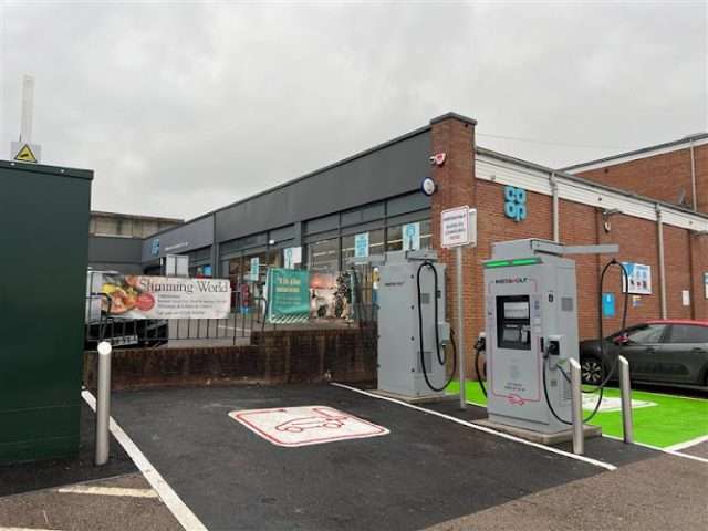 InstaVolt Charging Station in Stoke-on-Trent United Kingdom of Great Britain and Northern Ireland