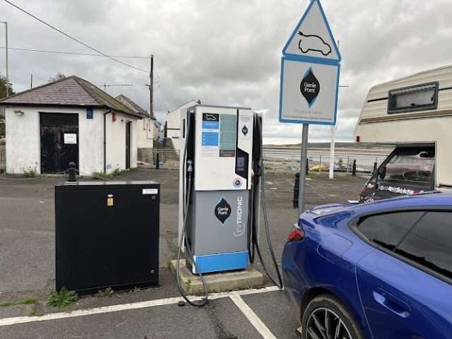 The GeniePoint Network Charging Station in Bideford United Kingdom of Great Britain and Northern Ireland